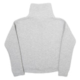 CALVIN KLEIN PERFORMANCE Womens Grey Quilted High Neck Sweatshirt M Comfortable