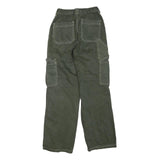 BDG Womens Regular Green Cargo Denim Jeans W26 L29 Utility Pockets Zip