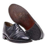 BOSTONIAN Brogue Shoes Black Leather Mens UK 10