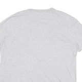 ADIDAS Mens Grey Cotton Blend Graphic T-Shirt M Short Sleeve Crew Neck