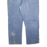 DICKIES Mens Blue Regular Fit Denim Jeans W50 L30 Zip Cotton Blend Comfort