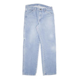 DICKIES Mens Jeans Blue Regular Straight Denim Medium W32 L32 Workwear Zip