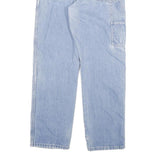 DICKIES Mens Jeans Blue Regular Straight Denim Medium W32 L32 Workwear Zip