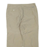 COLUMBIA Womens Regular Beige Trousers W34 L24 Outdoor Casual Zip Closure