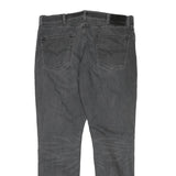 LEVI'S 511 Mens Jeans Black Slim Skinny Denim Medium W37 L31 Zip Closure