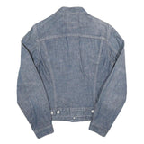 LEVI'S Womens Blue Denim Jacket M Cotton Classic Button Casual Lightweight