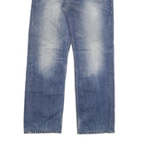 TOM TAILOR Mens Jeans Blue Regular Straight Denim Medium W36 L34 Casual Zip