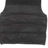 GUESS Mens Black Puffer Jacket L Polyester Blend Quilted Casual Outerwear