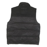 GUESS Mens Black Puffer Jacket L Polyester Blend Quilted Casual Outerwear