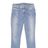 LEVI'S Demi Curve Mid Rise Skinny Womens Jeans Blue Relaxed Skinny Denim Light