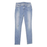 LEVI'S Demi Curve Mid Rise Skinny Womens Jeans Blue Relaxed Skinny Denim Light