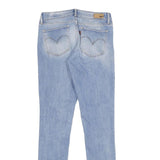 LEVI'S Demi Curve Mid Rise Skinny Womens Jeans Blue Relaxed Skinny Denim Light