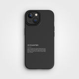 Plant-based phone case | Black, Join the good fight - PLNTPRTCT™ - Up to 3m Drop Protection