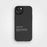 Plant-based phone case | Black, Join the good fight - PLNTPRTCT™ - Up to 3m Drop Protection