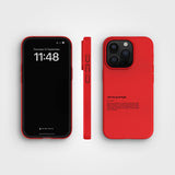 Plant-based phone case - 2m Drop Protection | AGC Red, Join the good fight - PLNTPRTCT™