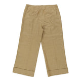 Vintage gold Capri Ariana Brolli Trousers - womens 30" waist