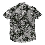 Vintage grey Avirex Short Sleeve Shirt - mens small