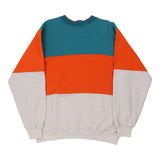 Vintage block colour Made in USA Miami Dolphins Nutmeg Sweatshirt - mens x-large