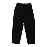 Vintage black Pit Stop Trousers - womens 30" waist