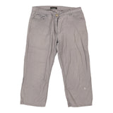 Vintage grey Capri Smalto Trousers - womens 31" waist