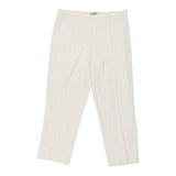 Vintage white Cheap & Chic Moschino Trousers - womens 30" waist