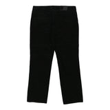 Vintage black Trussardi Cord Trousers - mens 34" waist