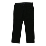 Vintage black Trussardi Cord Trousers - mens 34" waist
