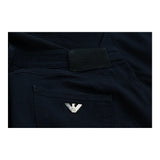 Vintage navy Armani Jeans Trousers - mens 35" waist