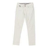 Vintage white Low Rise Skinny Dolce & Gabbana Trousers - womens 28" waist