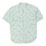 Vintage blue Buggy Short Sleeve Shirt - mens large
