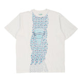 Ellesse Graphic T-Shirt - Large White Cotton