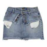 Vintage Miss Sixty Denim Skirt - 28W UK 8 Blue Cotton