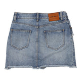 Vintage Miss Sixty Denim Skirt - 28W UK 8 Blue Cotton