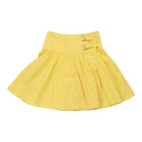 Vintage yellow Gas Mini Skirt - womens 24" waist