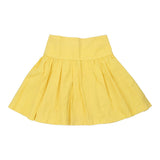 Vintage yellow Gas Mini Skirt - womens 24" waist