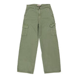 Vintage green Only Cargo Trousers - womens 28" waist