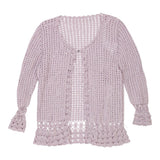 Vintage purple Unbranded Crochet Top - womens medium