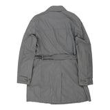 Vintage grey Ad Hoc Trench Coat - mens large