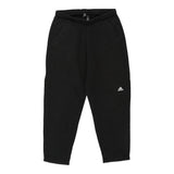 Vintage Adidas Joggers - Medium Black Cotton Blend