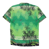 Vintage green Unbranded Hawaiian Shirt - mens large