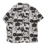 Vintage black & white Original Use Hawaiian Shirt - mens large