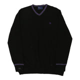 Vintage black Fred Perry Jumper - mens x-large