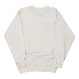 Vintage white Champion Sweatshirt - mens medium
