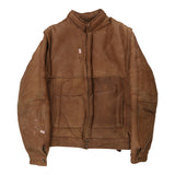 Vintage brown 1980's Unbranded Leather Jacket - mens medium