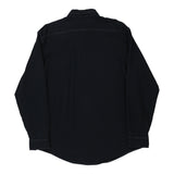 Hankering Contrast Stitch Shirt - XL Navy Cotton