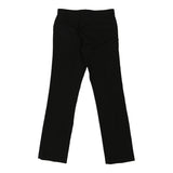 Sasch Trousers - 32W UK 12 Black Cotton