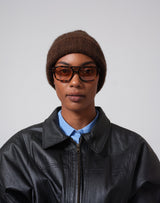 Alpaca Chunky Wool Rib Beanie