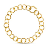 Daphne Thick Gold Chain Choker Necklace