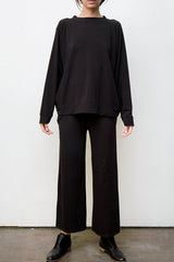 Anita Lounge Set - Organic Cotton Terry - Black