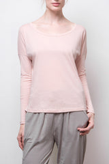 Long-Sleeve Tee - Organic Cotton - Pink